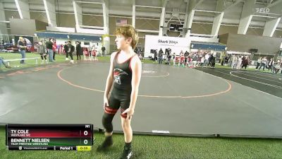 96 lbs Champ. Round 1 - Ty Cole, Westlake WC vs Bennett Nielsen, Team Prestige Wrestling