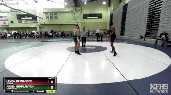 165 lbs Cons. Round 1 - Arsen Ghaplanyan, GRANADA HILLS vs Levon Hernandez, Fairfax