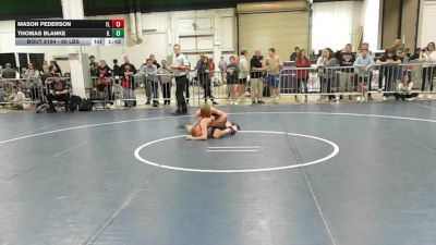 90 lbs Round Of 32 - Mason Pederson, FL vs Thomas Blanke, IL