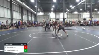 215 lbs Semifinal - Trace Timmons, Unattached vs Broc Shymansky, Os/wn