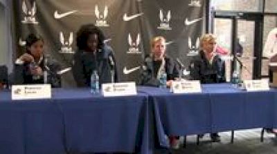 Maggie Vessey USA Women 1st Place SMR Press Conference Penn Relays 2012