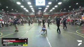 49 lbs Semifinal - Brantley Barnes, Grandville WC vs Lucas Berden, Clarkston WC