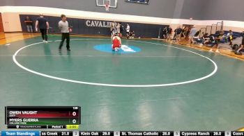 138 lbs Round 1 - Owen Vaught, Katy vs Myers Guerra, College Park