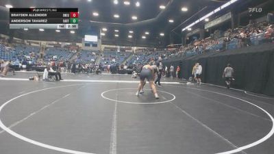 285 lbs Cons. Round 3 - Brayden Allender, Doane University vs Anderson Tavarez, Barton