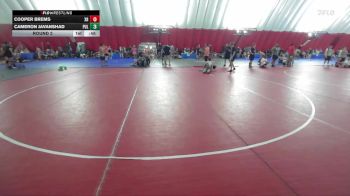 126-128 B Round 2 - Cooper Brems, Xavier-Cedar Rapids vs Cameron Javanshad, Pulaski
