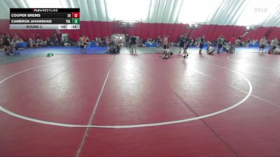 126-128 B Round 2 - Cooper Brems, Xavier-Cedar Rapids vs Cameron Javanshad, Pulaski
