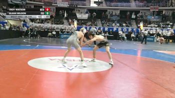6A 144 lbs Quarterfinal - Elijah Wilson, Pell City vs Troy Watson, Wetumpka