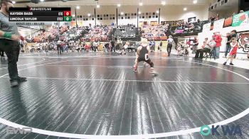 66 lbs Rr Rnd 1 - Kayden Bass, Grove Takedown Club vs Lincoln Taylor, Sallisaw Takedown Club 2