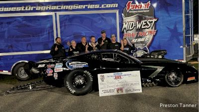 Preston Tanner Wins First Mid-West Drag Racing Series Event