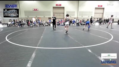 97 lbs Semifinal - Austin Jacobs, Michigan Premier WC - (B) vs Carson Bruber, MWC Wrestling Academy