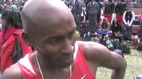Bernard Lagat After USA vs The World DMR 2nd place Penn Relays 2012