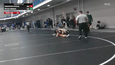 141 lbs Round Of 16 - Sebastian Ortega, Princeton vs Bryce Kresho, F&m
