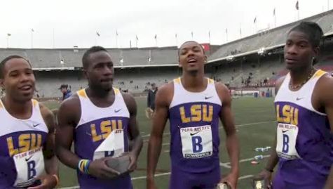 LSU Men 1st Place 4x4 Championship of America Penn Relays 2012