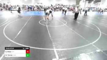 182 lbs Consi Of 8 #1 - Matthew Torres, Team New Mexico vs Alex Mata, Fort Lupton Blue Devils