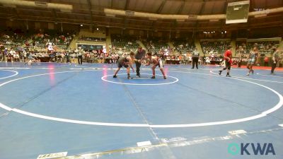 110 lbs Consi Of 4 - Kace Maxwell, Blackwell Wrestling Club vs Cooper Root, Geary Youth Wrestling