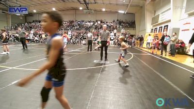 70 lbs Semifinal - Kaisen Kelley, Pryor Tigers vs Raymond Ponds Ll, Team Tulsa Wrestling Club