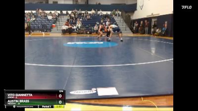 174 lbs Finals (2 Team) - Austin Brass, Messiah vs Vito Giannetta, Union