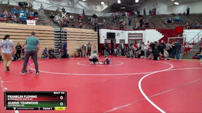 50-55 lbs Round 1 - Franklin Fleming, Bloomington South WC vs Guerin Yearwood, Contenders WA