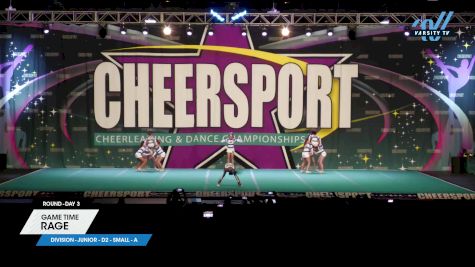 Game Time - Rage [2025 L2 Junior - D2 - Small - A Day 3] 2025 CHEERSPORT National All Star Cheerleading Championship