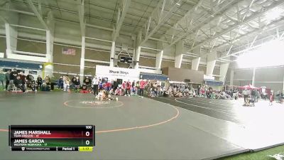 100 lbs Round 2 (4 Team) - James Marshall, Team Oregon vs James Garcia, Western Nebraska