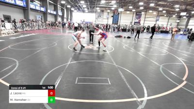 180 lbs Consi Of 8 #1 - Jack Leone, MA vs Michael Hamsher, OH