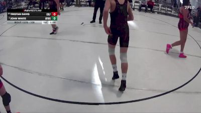 109 lbs Cons. Semi - John White, McCook Youth Wrestling Club vs Tristan Davis, Aquinas