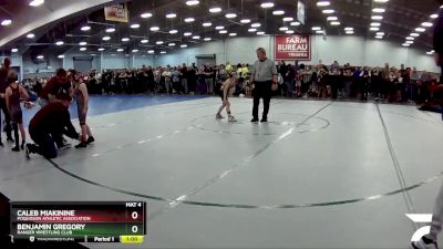 62 lbs Cons. Round 3 - Caleb Miakinine, Poquoson Athletic Association vs Benjamin Gregory, Ranger Wrestling Club