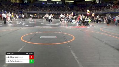 95 lbs Round Of 64 - Ethan Thompson, Southmoreland vs Lincoln Golomboski, Mifflinburg