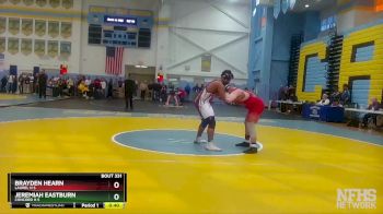 215 lbs Cons. Round 3 - Brayden Hearn, Laurel H S vs Jeremiah Eastburn, Concord H S