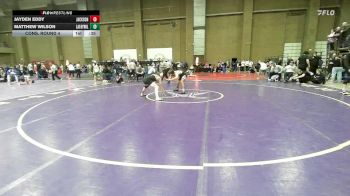 144 lbs Cons. Round 4 - Jayden Eddy, Jackson vs Matthew Wilson, Lafayette (Wildwood)