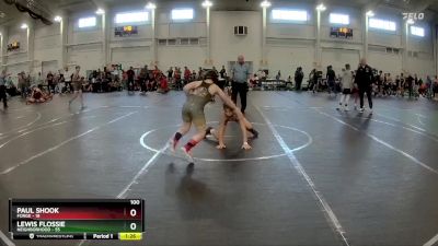 100 lbs Round 5 (10 Team) - Lewis Flossie, Neighborhood vs Paul Shook, FORGE