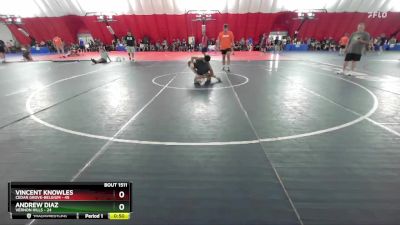 142-142 B Round 1 - Andrew Diaz, Vernon Hills vs Vincent Knowles, Cedar Grove-Belgium