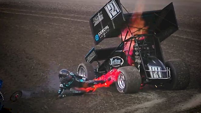 Caeden Steele On Road To Recovery Following Fire At Keller Auto Speedway