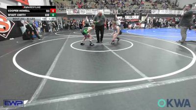 80 lbs Quarterfinal - Cooper Howell, Viking Wrestling Club vs Wyatt Chitty, Gore Pirates Youth Wrestling