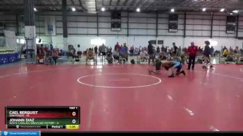 120 lbs Round 3 (6 Team) - Cael Berquist, RAW POWER vs Johann Diaz, NORTH CAROLINA WRESTLING FACTORY