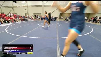 125 lbs Semis & 3rd Wb (16 Team) - Ella Casteel, Arkansas Red vs Sophia Silva, Texas Red