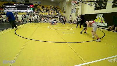 119 lbs Consi Of 8 #2 - Conner Lacey, Fort Gibson vs Tracker Smith, Salina