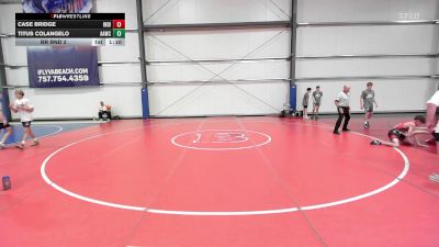 113 lbs Rr Rnd 2 - Case Bridge, Indiana Outlaws Black vs Titus Colangelo, All-American Wrestling Club HS