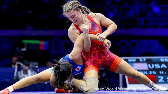 Helen Maroulis vs Tsugumi Sakurai Gold Medal Scoring Highlights