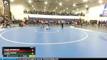 182 lbs Cons. Round 1 - Tyler Giesbrecht, Pocatello vs Kyden Martin, Post Falls