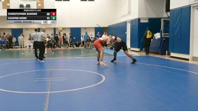 190 lbs Cons. Round 1 - COOPER DORE, Kellam vs Christopher Soeder, Brecksville