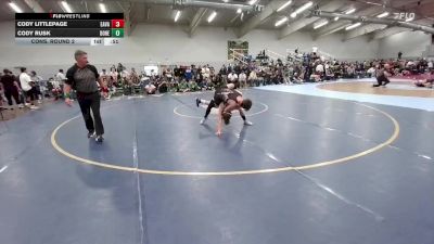 113 lbs Cons. Round 2 - Cody Littlepage, Eagle Valley vs Cody Rusk, Doherty