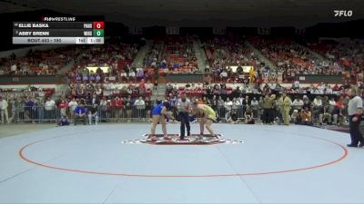 190 lbs 1st Place Match - Ellie Baska, Paola Hs vs Abby Brenn, Winfield HS