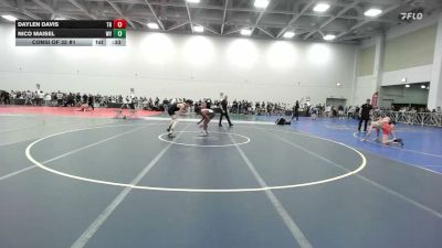 138 lbs Consi Of 32 #1 - Daylen Davis, TN vs Nico Maisel, WV