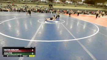 105 lbs Cons. Round 2 - Evan Fox, Open Mats Wrestling Club-AAA vs Payton Edelman, Team Action Wrestling Club-A