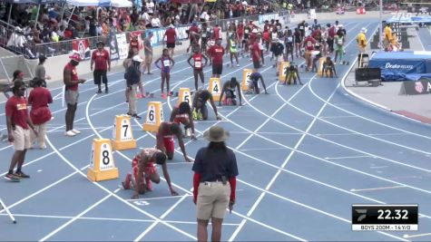 Youth Boys' 200m Championship, Semi-Finals 3 - Age 14