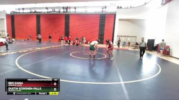 197 lbs Quarterfinal - Dustin Koskinen-Falls, Oswego State vs Ben Nania, Oneonta State