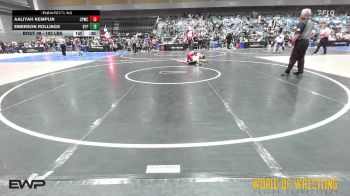 102 lbs Consi Of 8 #2 - Aaliyah Kemplin, Ceres Pups Wrestling Club vs Emerson Rollings, Tulsa Blue T Panthers