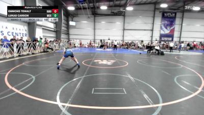 120 lbs Rr Rnd 2 - Emmons Tewalt, Hanover Hawkeye vs Lukas Carson, Micky's Maniacs White