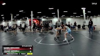 76 lbs Placement (4 Team) - Vincent Antonelli, Junior Terps Xpress vs Damien Hernandez, Red Devil WC